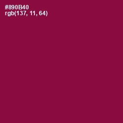 #890B40 - Rose Bud Cherry Color Image