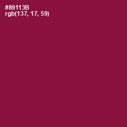 #89113B - Merlot Color Image