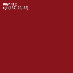 #89141C - Falu Red Color Image