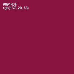 #89143F - Merlot Color Image