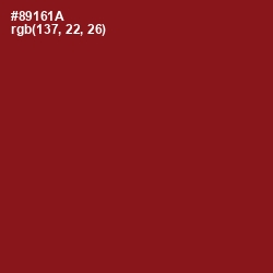 #89161A - Falu Red Color Image