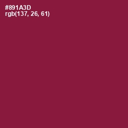 #891A3D - Merlot Color Image