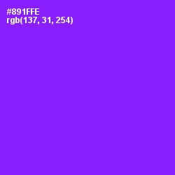 #891FFE - Electric Violet Color Image