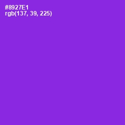 #8927E1 - Electric Violet Color Image