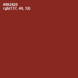 #892820 - Burnt Umber Color Image