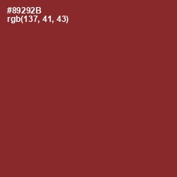 #89292B - Burnt Umber Color Image