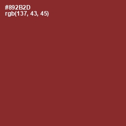 #892B2D - Burnt Umber Color Image