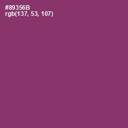 #89356B - Plum Color Image