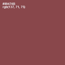 #89474B - Copper Rust Color Image