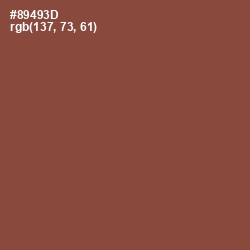 #89493D - Ironstone Color Image