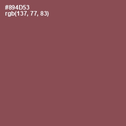 #894D53 - Copper Rust Color Image