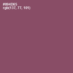 #894D65 - Cannon Pink Color Image