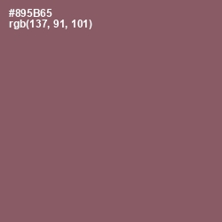 #895B65 - Cannon Pink Color Image