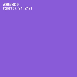#895BD9 - Medium Purple Color Image