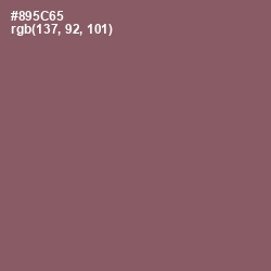 #895C65 - Cannon Pink Color Image