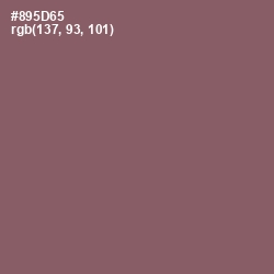 #895D65 - Cannon Pink Color Image