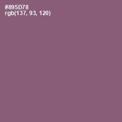 #895D78 - Cannon Pink Color Image