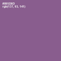 #895D8D - Trendy Pink Color Image