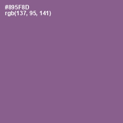 #895F8D - Trendy Pink Color Image