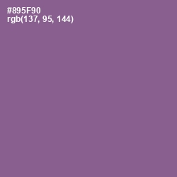 #895F90 - Trendy Pink Color Image