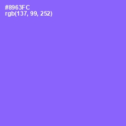 #8963FC - Medium Purple Color Image