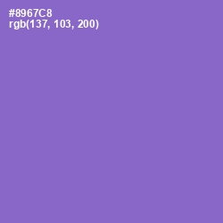 #8967C8 - Amethyst Color Image