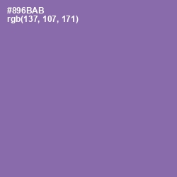 #896BAB - Wisteria Color Image