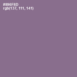 #896F8D - Trendy Pink Color Image