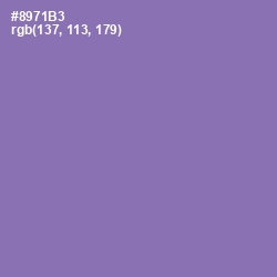 #8971B3 - Wisteria Color Image