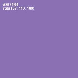 #8971B4 - Wisteria Color Image