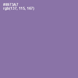 #8973A7 - Wisteria Color Image