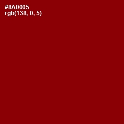 #8A0005 - Red Berry Color Image