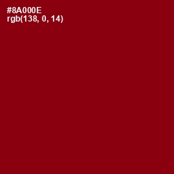 #8A000E - Red Berry Color Image