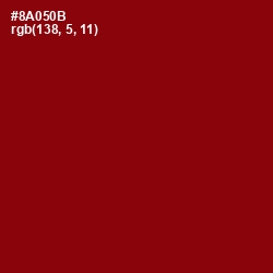#8A050B - Red Berry Color Image