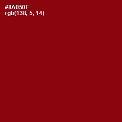 #8A050E - Red Berry Color Image