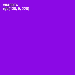 #8A09E4 - Electric Violet Color Image