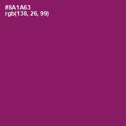 #8A1A63 - Fresh Eggplant Color Image