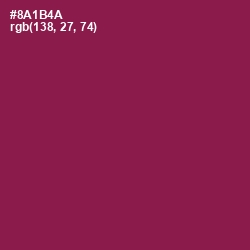 #8A1B4A - Disco Color Image