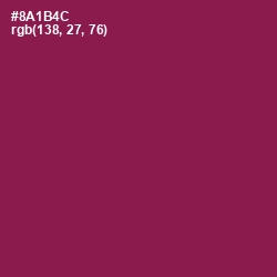 #8A1B4C - Disco Color Image