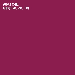 #8A1C4E - Disco Color Image