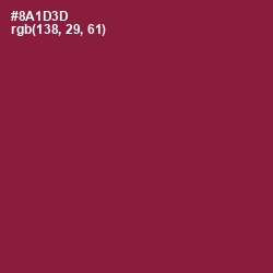 #8A1D3D - Merlot Color Image