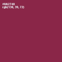 #8A2748 - Solid Pink Color Image