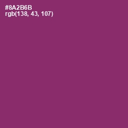 #8A2B6B - Plum Color Image