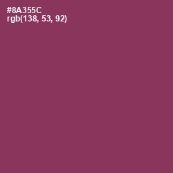 #8A355C - Camelot Color Image