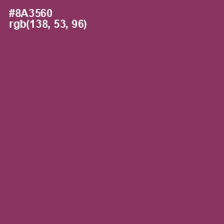 #8A3560 - Vin Rouge Color Image