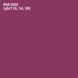 #8A3660 - Vin Rouge Color Image