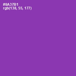 #8A37B1 - Vivid Violet Color Image