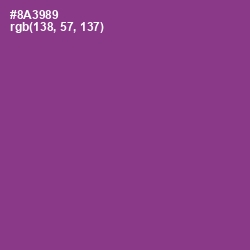 #8A3989 - Vivid Violet Color Image