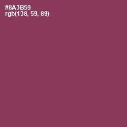 #8A3B59 - Camelot Color Image
