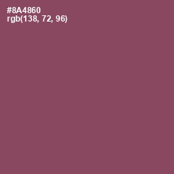 #8A4860 - Cannon Pink Color Image